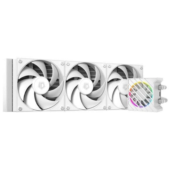 ID‑COOLING DASHFLOW 360 XT LITE Liquid Cooler White – 360mm ARGB CPU Cooling System 1 ID‑COOLING DASHFLOW 360 XT LITE Liquid Cooler White with triple 120mm fans