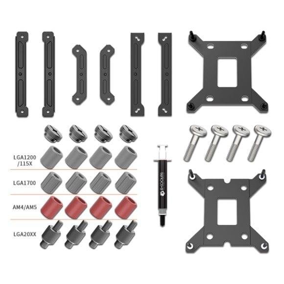 ID‑COOLING DASHFLOW 360 XT LITE Liquid Cooler White – 360mm ARGB CPU Cooling System - Image 7