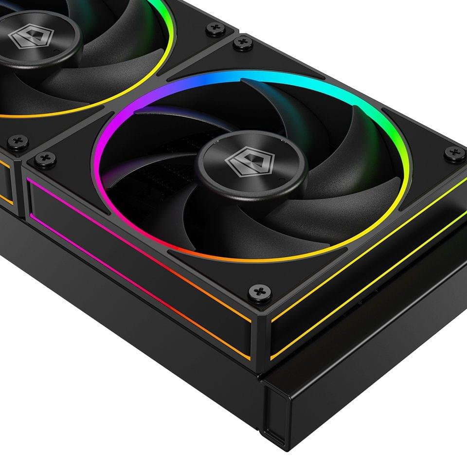 ID‑COOLING SL360 Space LCD 360mm AIO CPU Cooler Black – Premium Liquid Cooling with LCD Display 3 ID‑COOLING SL360 Space LCD 360mm AIO CPU Cooler Black – Premium Liquid Cooling with LCD Display - Image 3
