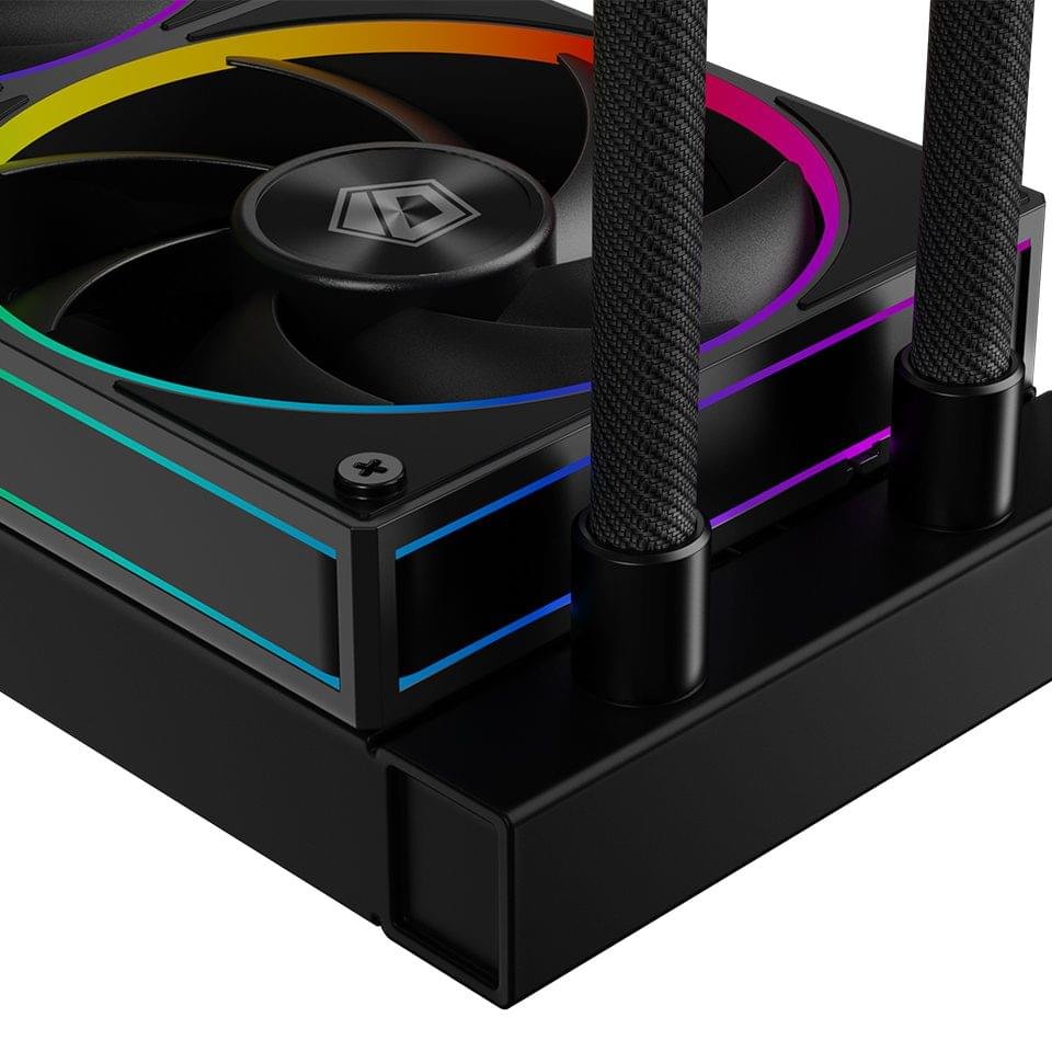 ID‑COOLING SL360 Space LCD 360mm AIO CPU Cooler Black – Premium Liquid Cooling with LCD Display 4 ID‑COOLING SL360 Space LCD 360mm AIO CPU Cooler Black – Premium Liquid Cooling with LCD Display - Image 4