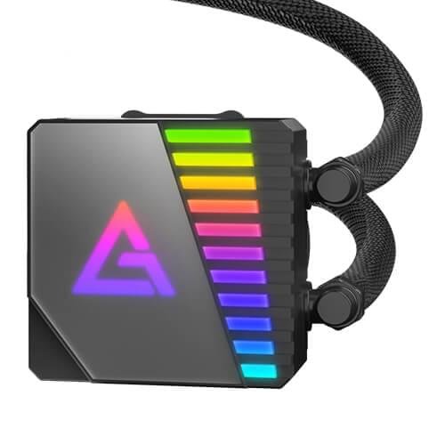 Antec Symphony 360 ARGB 360mm AIO Liquid CPU Cooler Black – High‑Airflow RGB Cooling 4 Antec Symphony 360 ARGB 360mm AIO Liquid CPU Cooler Black – High‑Airflow RGB Cooling - Image 4
