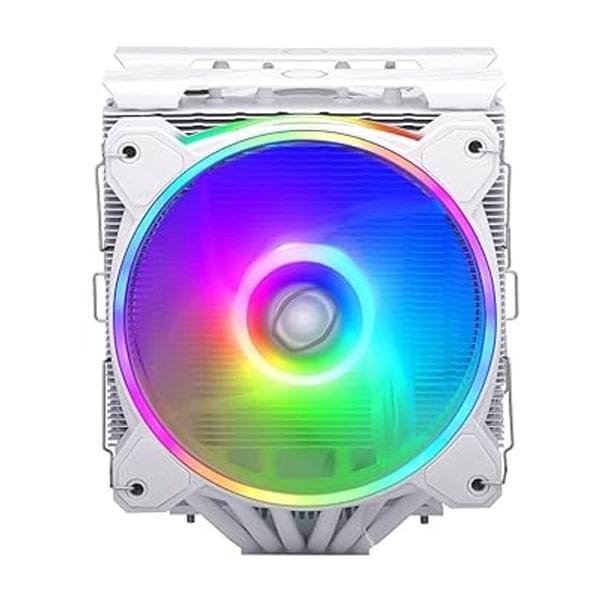 Cooler Master Hyper 622 Halo White CPU Air Cooler – Dual Tower ARGB Performance Cooling 1 Cooler Master Hyper 622 Halo White CPU Air Cooler dual tower ARGB