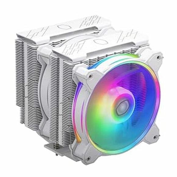 Cooler Master Hyper 622 Halo White CPU Air Cooler – Dual Tower ARGB Performance Cooling 3 Cooler Master Hyper 622 Halo White CPU Air Cooler – Dual Tower ARGB Performance Cooling - Image 3