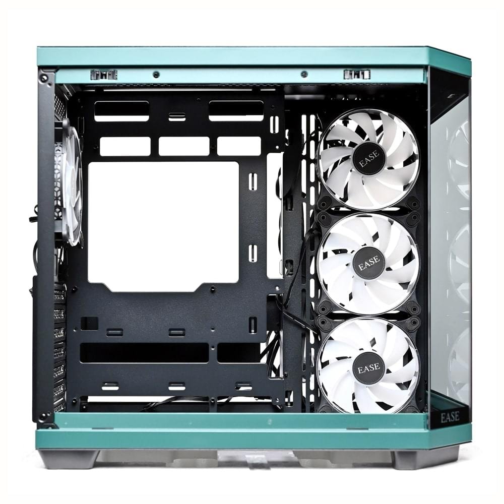 EASE EC124B Pro ARGB Mid‑Tower Gaming Case – Tempered Glass ATX Chassis 4 EASE EC124B Pro ARGB Mid‑Tower Gaming Case – Tempered Glass ATX Chassis - Image 4