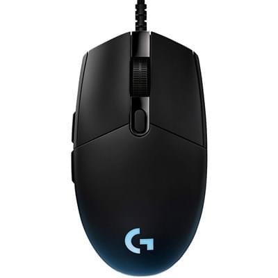 Logitech G Pro Gaming Mouse with HERO 16K Sensor top view