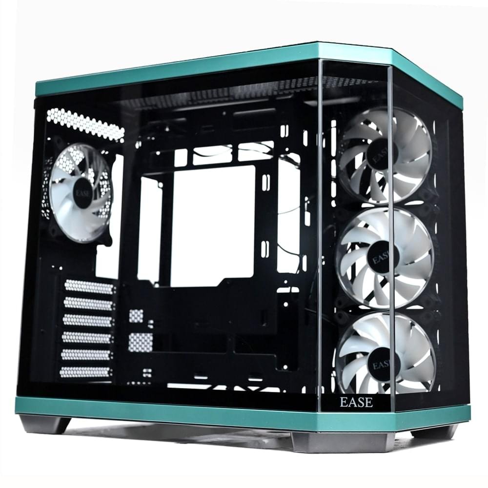 EASE EC124B Pro ARGB Mid‑Tower Gaming Case – Tempered Glass ATX Chassis 2 EASE EC124B Pro ARGB Mid‑Tower Gaming Case – Tempered Glass ATX Chassis - Image 2