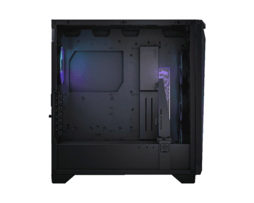 MSI MPG GUNGNIR 300R AIRFLOW ,2xUSB 3.2 Gen 1, 1xUSB 3.2 Gen2 Type-C, 4x120mm PWM ARGB Fan, ARGB+PWM Control Board, Tempered Glass Window, Black - Image 3
