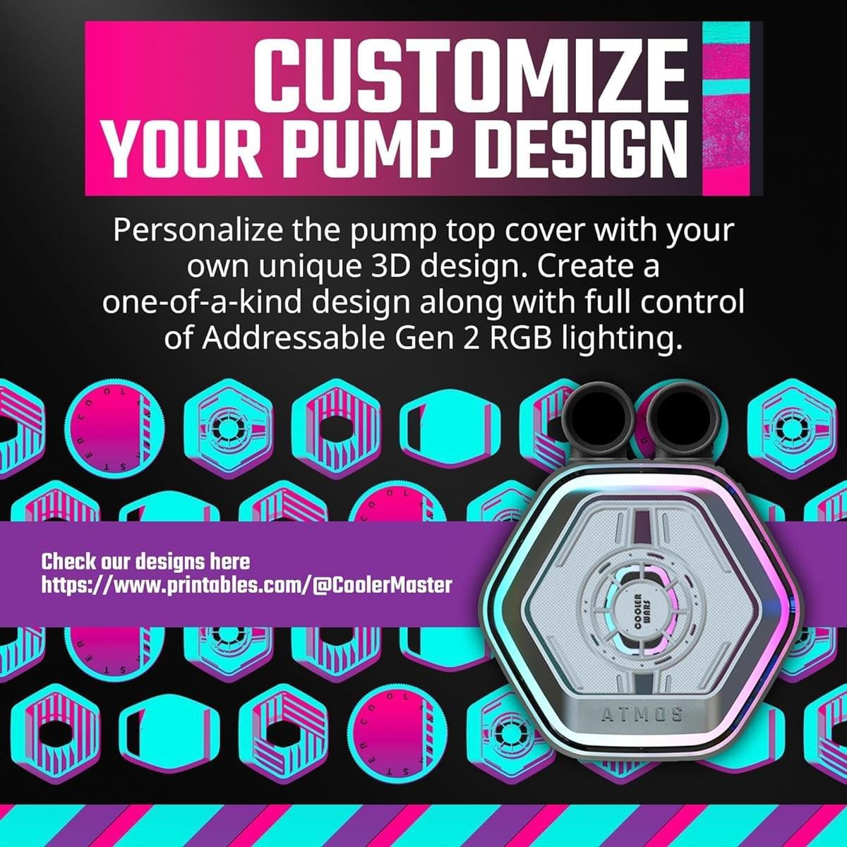 Cooler Master MasterLiquid 360 Atmos ARGB AIO 360mm Liquid CPU Cooler – Premium All‑In‑One Cooling 3 Cooler Master MasterLiquid 360 Atmos ARGB AIO 360mm Liquid CPU Cooler – Premium All‑In‑One Cooling - Image 3
