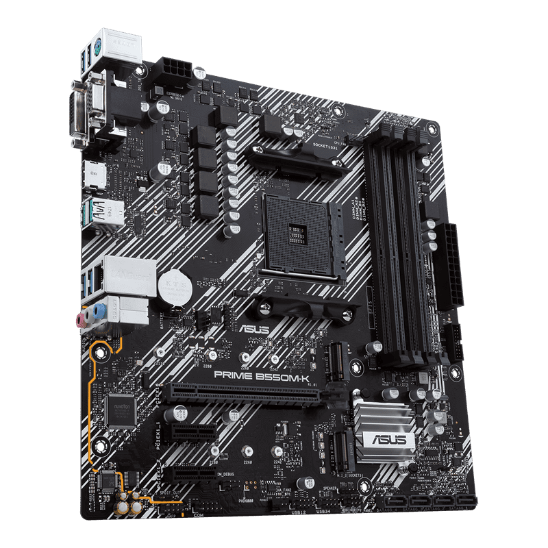 PRIME B550M‑K DDR4 Motherboard – ASUS AM4 Board - Image 3