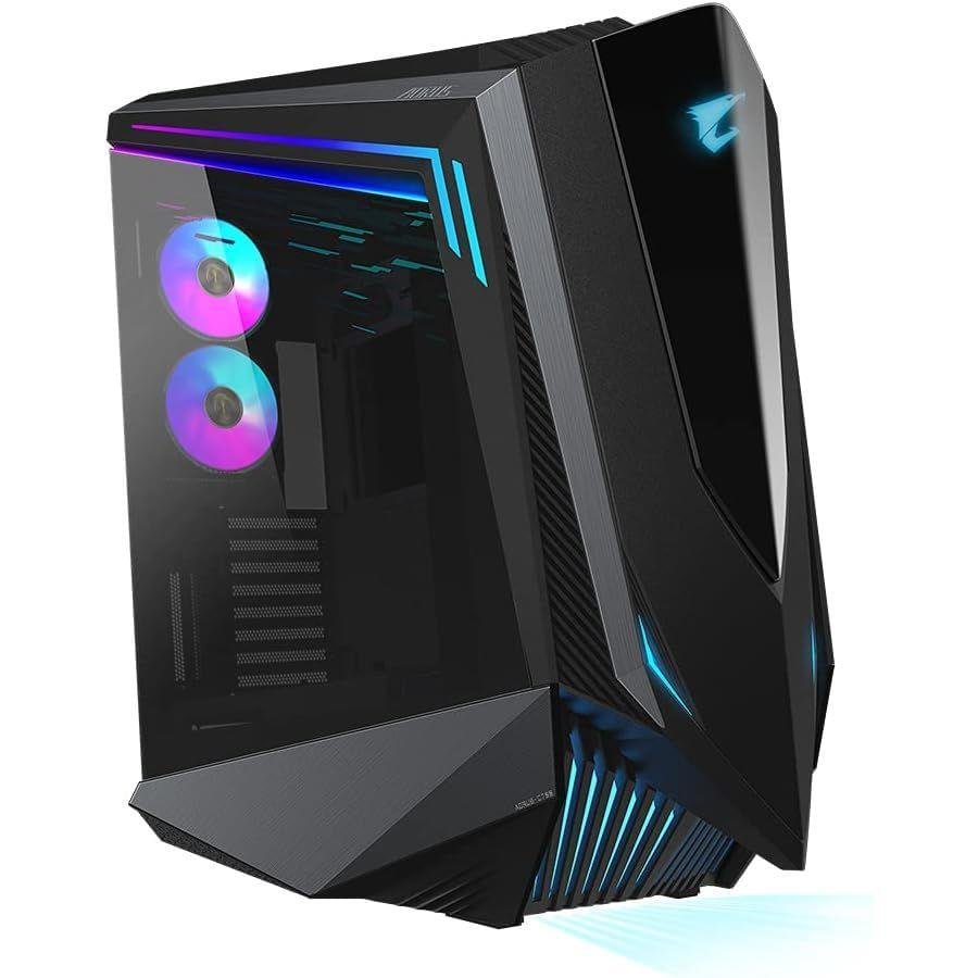 Gigabyte Aorus C700 Glass Full‑Tower ATX Case – Premium Gaming Chassis 1 Gigabyte Aorus C700 Glass Full‑Tower ATX Case black chassis