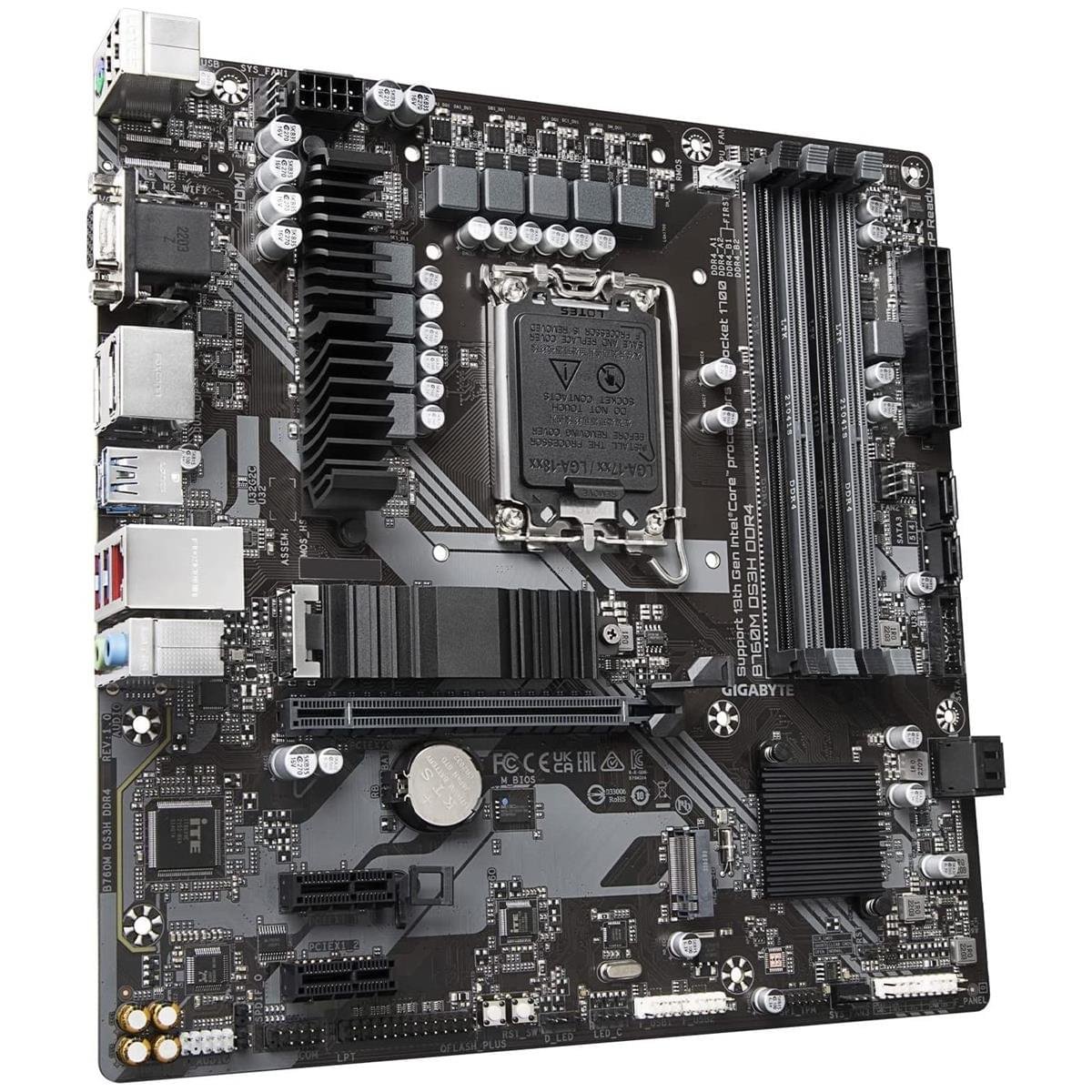 B760M DS3H DDR4 Motherboard – Gigabyte Intel LGA1700 Board - Image 3