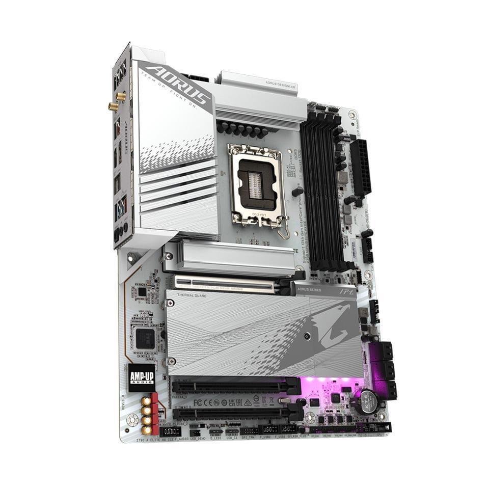 Gigabyte Z790 AORUS ELITE AX ICE Intel Motherboard - High Performance for Gaming and Workstation Builds - Image 3