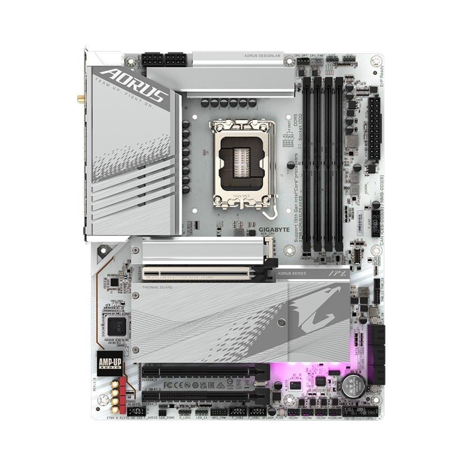 Gigabyte Z790 AORUS ELITE AX ICE Intel Motherboard - High Performance for Gaming and Workstation Builds 2 Gigabyte Z790 AORUS ELITE AX ICE Intel Motherboard - High Performance for Gaming and Workstation Builds - Image 2