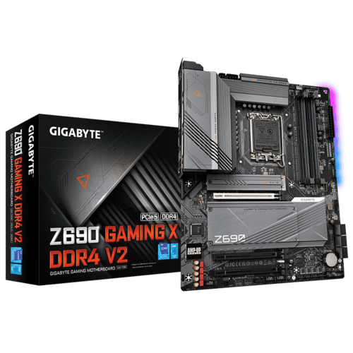 Z690 GAMING X V2 DDR4 Motherboard – Gigabyte Intel LGA1700 DDR4 1 Gigabyte Z690 GAMING X V2 DDR4 ATX motherboard LGA1700 layout