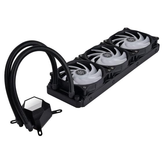 SilverStone PF360‑ARGB 360mm ARGB AIO Liquid CPU Cooler | High‑Performance Black AIO - Image 2