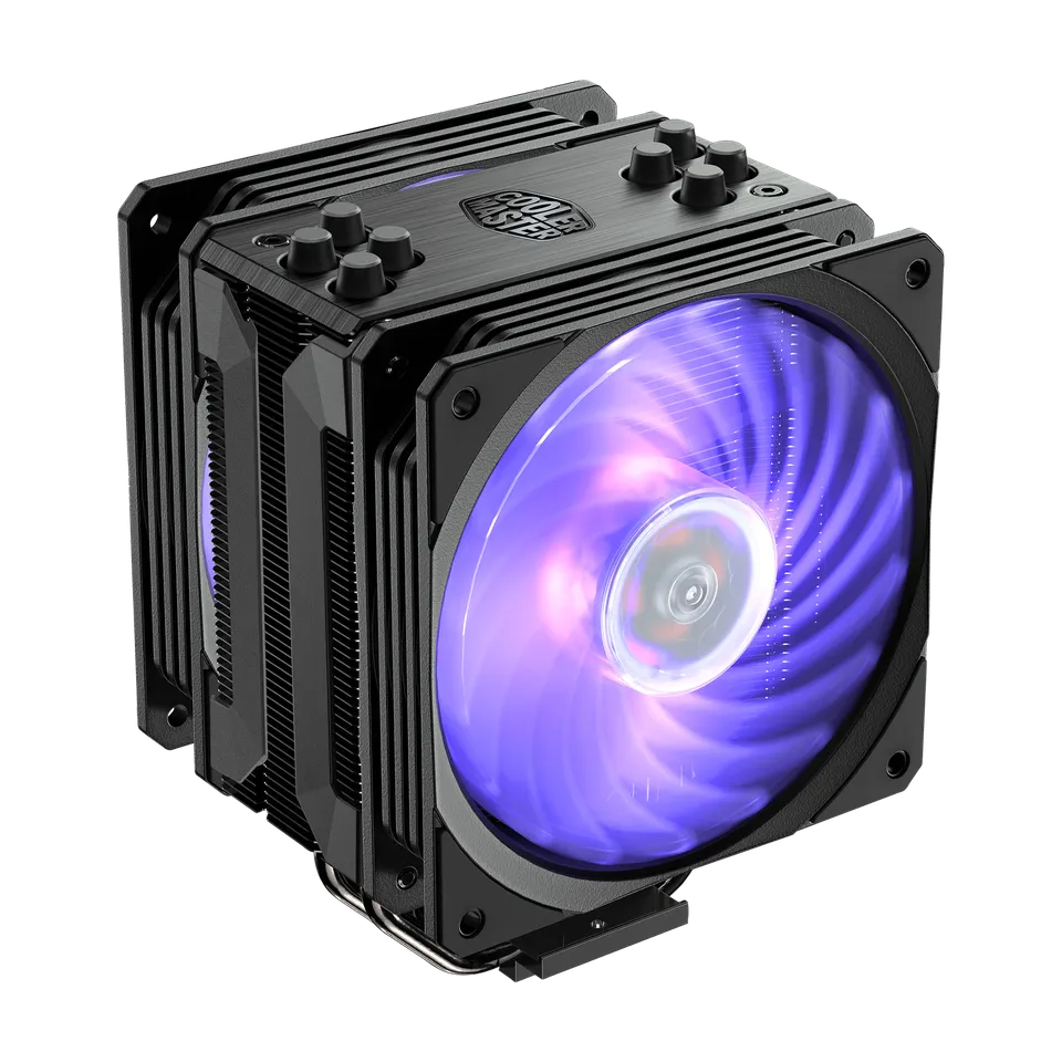 Cooler Master Hyper 212 RGB Black Edition 120 mm CPU Air Cooler – Efficient RGB Cooling 1 Cooler Master Hyper 212 RGB Black Edition 120 mm CPU air cooler