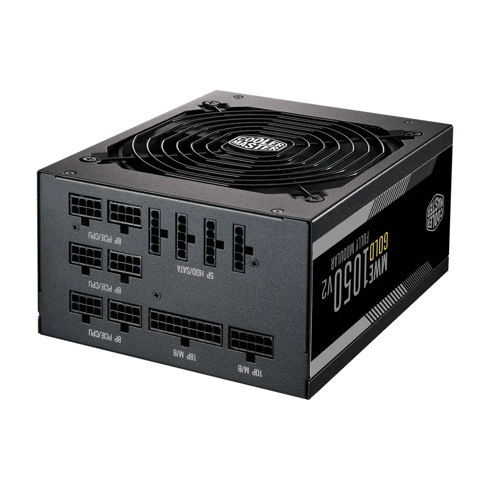 Cooler Master MWE Gold 1050 V2 Fully Modular ATX 3.0 80 Plus Gold Power Supply – High‑Performance 1050W PSU 4 Cooler Master MWE Gold 1050 V2 Fully Modular ATX 3.0 80 Plus Gold Power Supply – High‑Performance 1050W PSU - Image 4