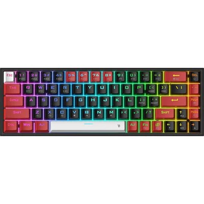 Redragon CASTOR K631 PRO 65% Wireless RGB Gaming Keyboard angled view