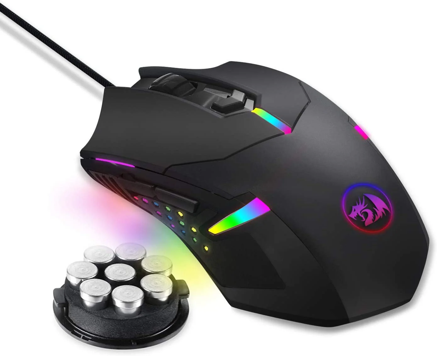 Redragon CENTROPHORUS 2 M601 RGB Gaming Mouse – 7200 DPI Precision & RGB 2 Redragon CENTROPHORUS 2 M601 RGB Gaming Mouse – 7200 DPI Precision & RGB - Image 2