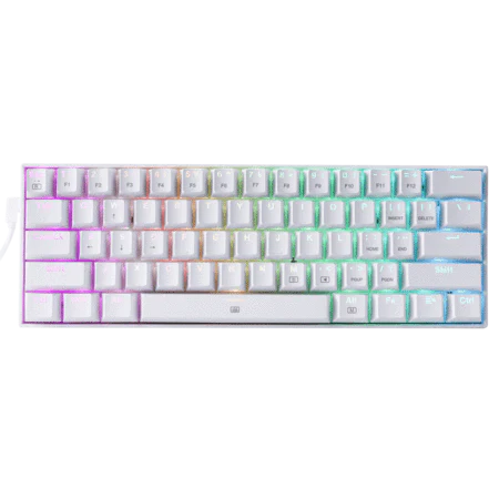 Redragon K630 Dragonborn RGB Mechanical Gaming Keyboard (White)