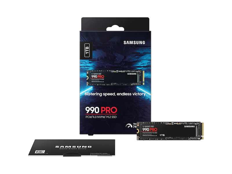 Samsung 990 Pro 1TB NVMe SSD – High‑Performance PCIe 4.0 Storage 1 Samsung 990 Pro 1TB SSD PCIe Gen4 NVMe internal storage