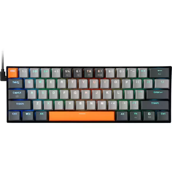 Redragon Caraxes K644 RGB Keyboard – Compact Mechanical Gaming Performance 1 Redragon Caraxes K644 Keyboard RGB backlit compact layout