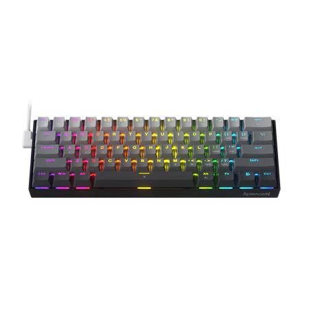 Redragon K617 FIZZ 60% Rapid Trigger Wired Magnetic Switch Gaming Keyboard – RGB 8K Polling Rate Compact Keyboard 1 Redragon K617 FIZZ 60% Rapid Trigger wired magnetic gaming keyboard RGB