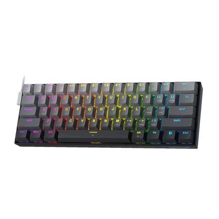 Redragon K617 FIZZ 60% Rapid Trigger Wired Magnetic Switch Gaming Keyboard – RGB 8K Polling Rate Compact Keyboard - Image 2