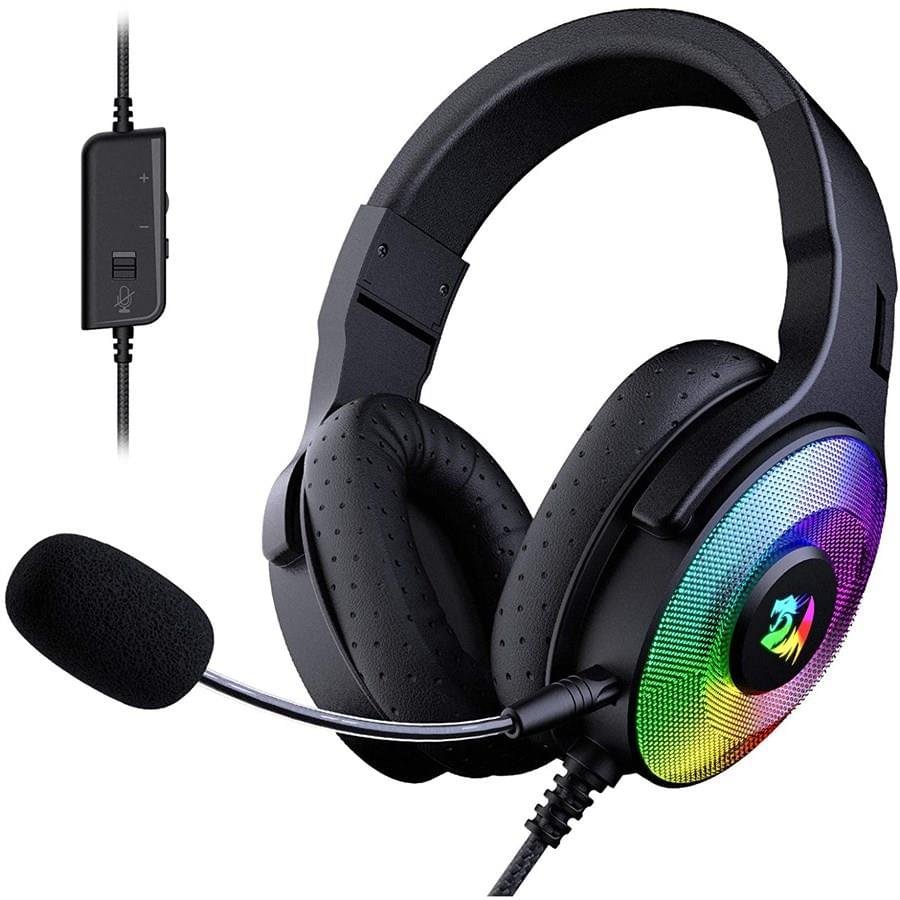 Redragon H350 Pandora RGB Wired Gaming Headset Black with RGB Lighting