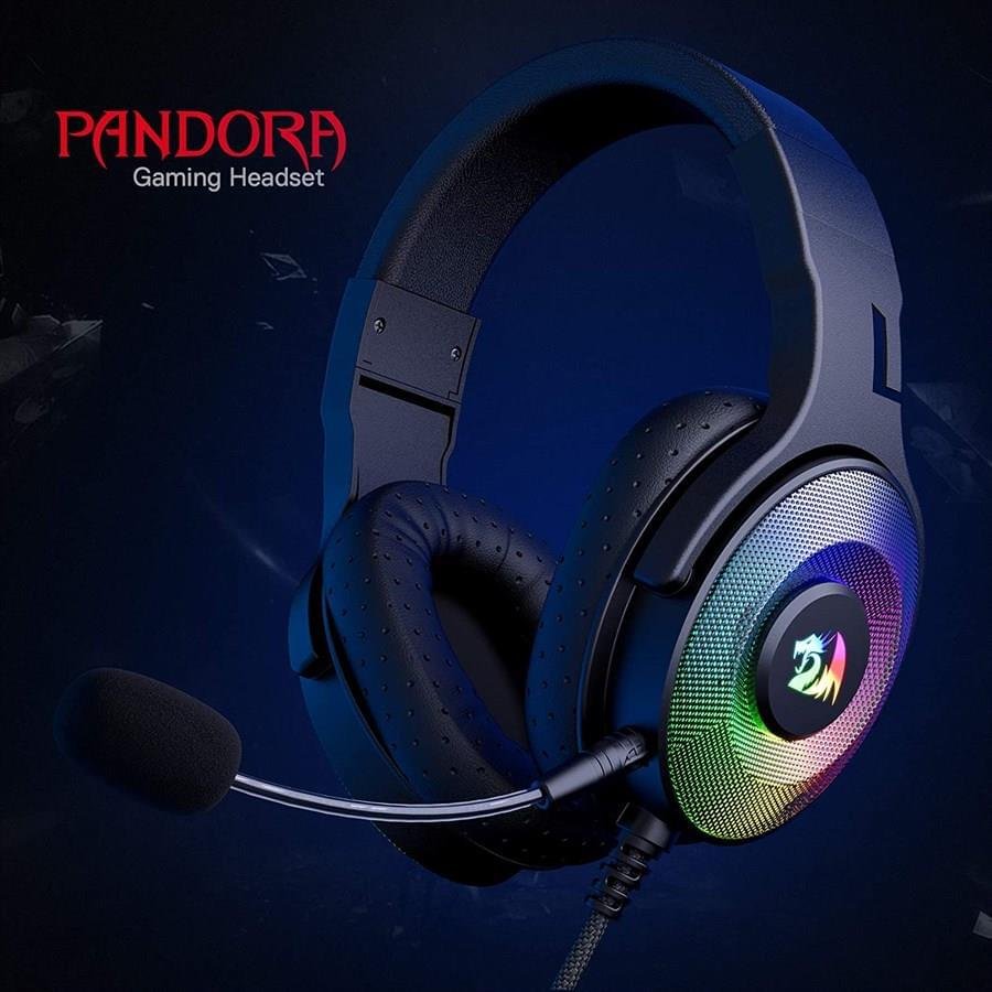 Redragon H350 Pandora RGB Wired Gaming Headset – Black Stereo Gaming Audio - Image 4