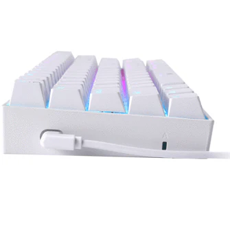 Redragon K630 Dragonborn RGB Mechanical Gaming Keyboard (White) 3 Redragon K630 Dragonborn RGB Mechanical Gaming Keyboard (White) - Image 3