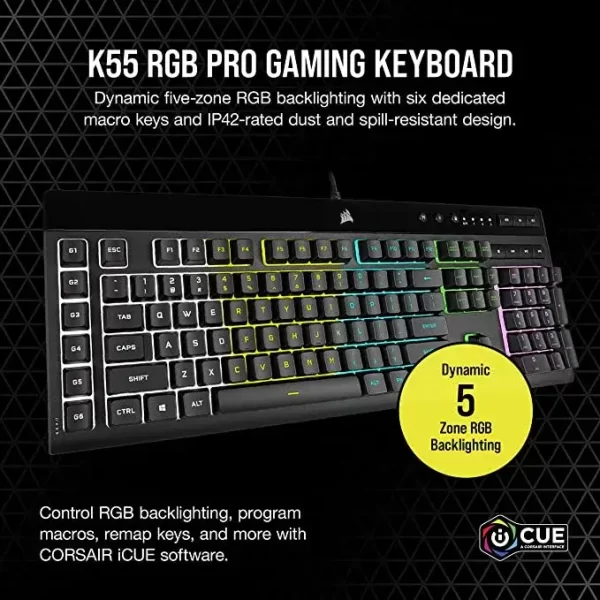 K55 + HARPOON RGB Keyboard and Mouse Combo - Open Box 2 K55 + HARPOON RGB Keyboard and Mouse Combo - Open Box - Image 2