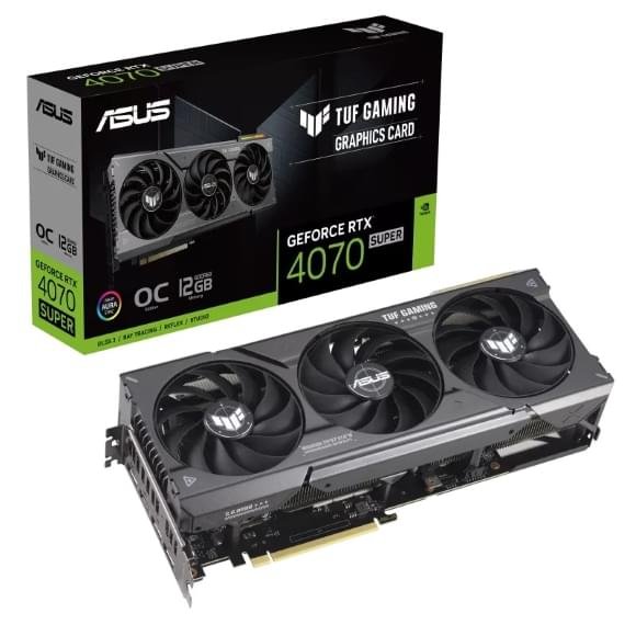 ASUS TUF RTX 4070 Super 12GB OC Edition graphics card