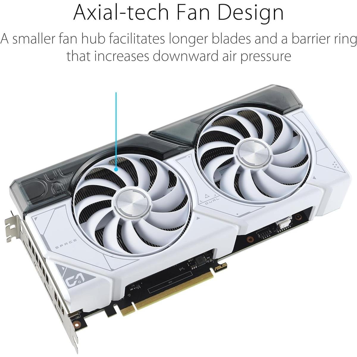 ASUS Dual RTX 4070 Super White 12GB Graphics Card – High-Performance Gaming 2 ASUS Dual RTX 4070 Super White 12GB Graphics Card – High-Performance Gaming - Image 2