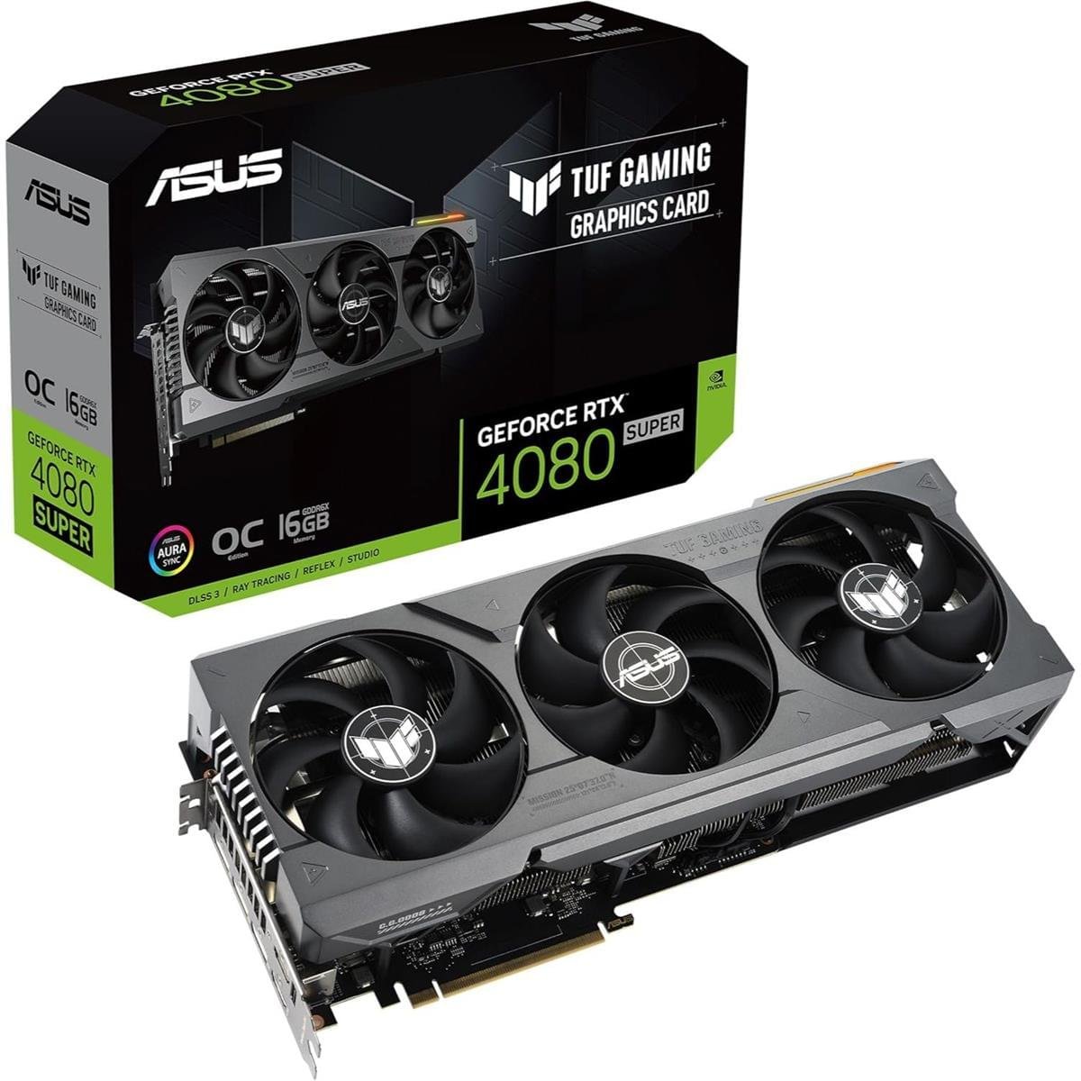 ASUS TUF Gaming RTX 4080 SUPER 16GB – High‑End Gaming GPU 1 ASUS TUF Gaming RTX 4080 SUPER 16GB GDDR6X graphics card