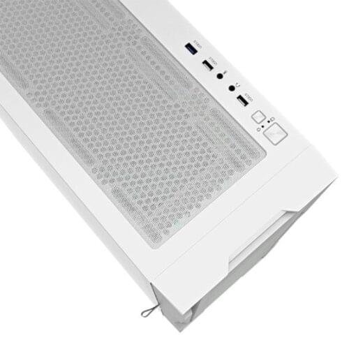 DarkFlash DK431 ARGB Mid‑Tower ATX Gaming Case White – High Airflow RGB Mesh Chassis 4 DarkFlash DK431 ARGB Mid‑Tower ATX Gaming Case White – High Airflow RGB Mesh Chassis - Image 4