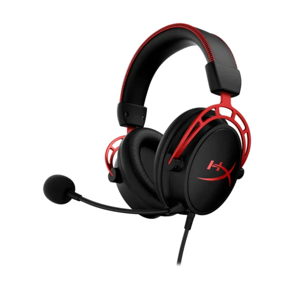 HyperX Cloud Alpha Stereo Gaming Headset – Dual Chamber Sound & Comfort 1 HyperX Cloud Alpha Gaming Headset with Detachable Microphone