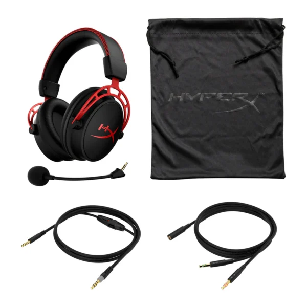 HyperX Cloud Alpha Stereo Gaming Headset – Dual Chamber Sound & Comfort - Image 3