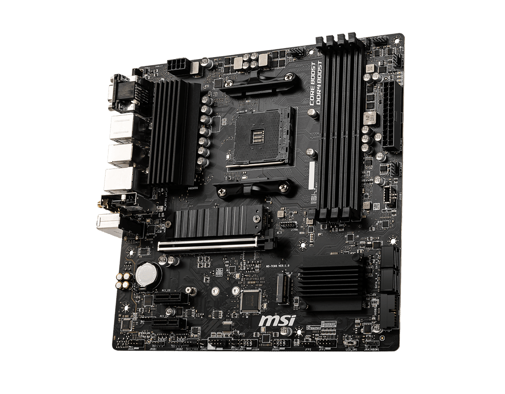MSI B550M PRO‑VDH WIFI AM4 Motherboard – Compact Wi‑Fi AC & PCIe 4.0 Support 3 MSI B550M PRO‑VDH WIFI AM4 Motherboard – Compact Wi‑Fi AC & PCIe 4.0 Support - Image 3
