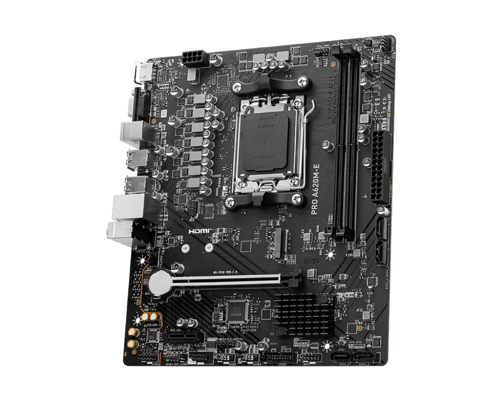 MSI A620M-E DDR5 Motherboard – Affordable AM5 Platform for Next-Gen Performance - Image 3