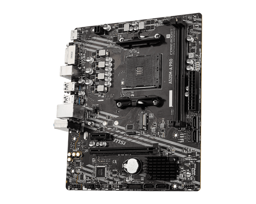 MSI A520M‑A PRO DDR4 AM4 Motherboard – Reliable AMD Micro‑ATX Board - Image 3