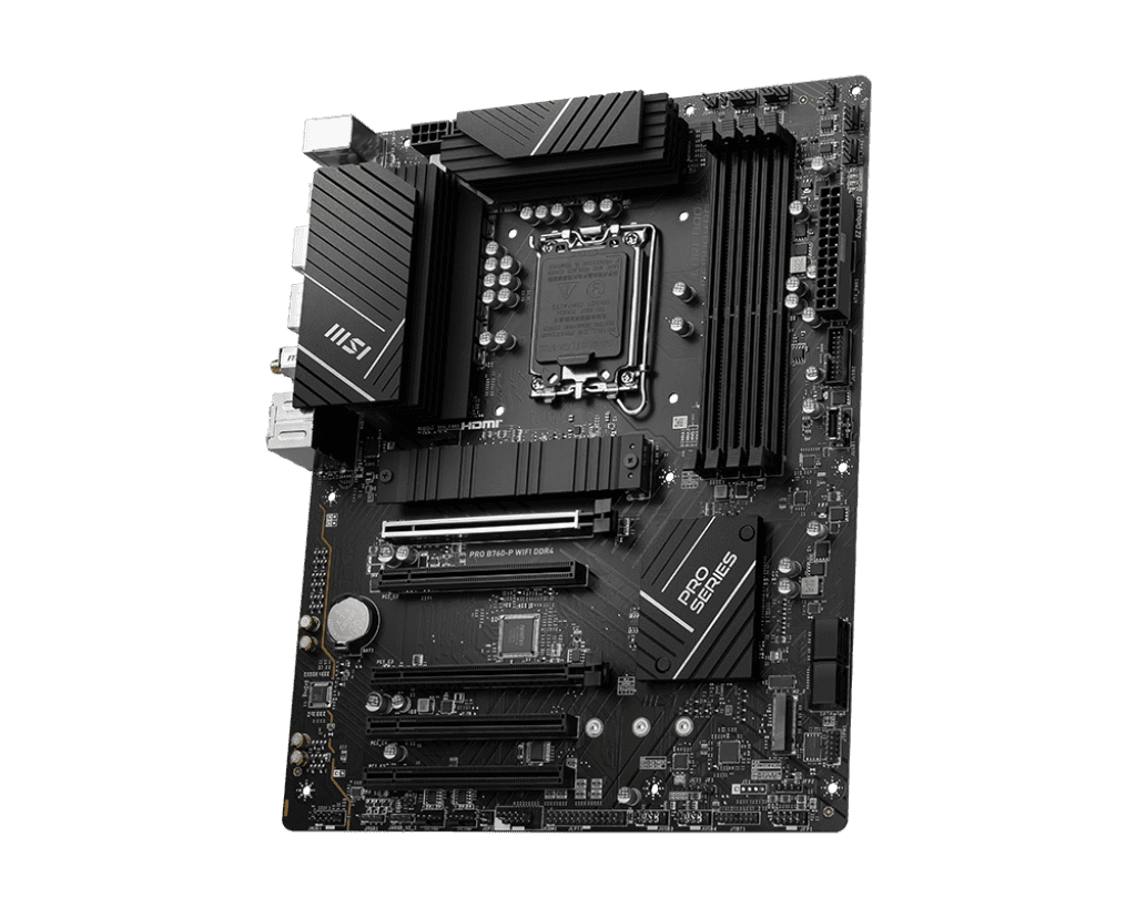 MSI Pro B760‑P WIFI DDR4 LGA1700 Motherboard – ATX Intel B760 Board - Image 3
