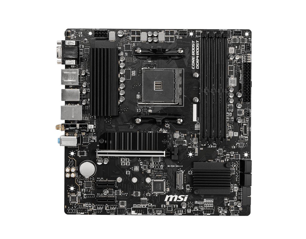 MSI B550M PRO‑VDH WIFI AM4 Motherboard – Compact Wi‑Fi AC & PCIe 4.0 Support 2 MSI B550M PRO‑VDH WIFI AM4 Motherboard – Compact Wi‑Fi AC & PCIe 4.0 Support - Image 2