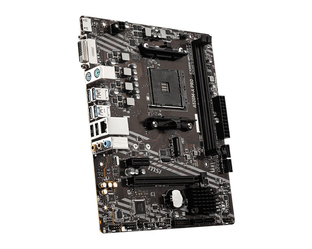 MSI A520M‑A PRO DDR4 AM4 Motherboard – Reliable AMD Micro‑ATX Board - Image 4