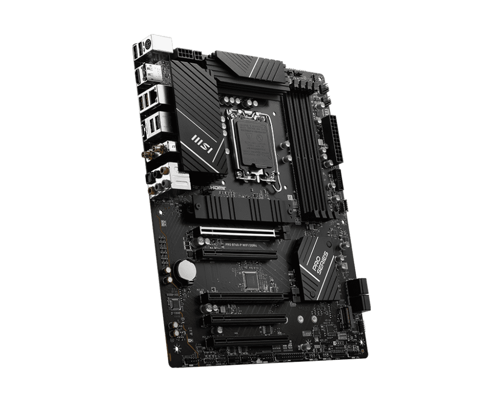 MSI Pro B760‑P WIFI DDR4 LGA1700 Motherboard – ATX Intel B760 Board 4 MSI Pro B760‑P WIFI DDR4 LGA1700 Motherboard – ATX Intel B760 Board - Image 4