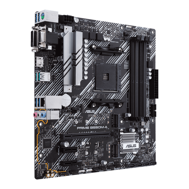 ASUS Prime B550M‑A AM4 M‑ATX Motherboard – DDR4 Performance - Image 3