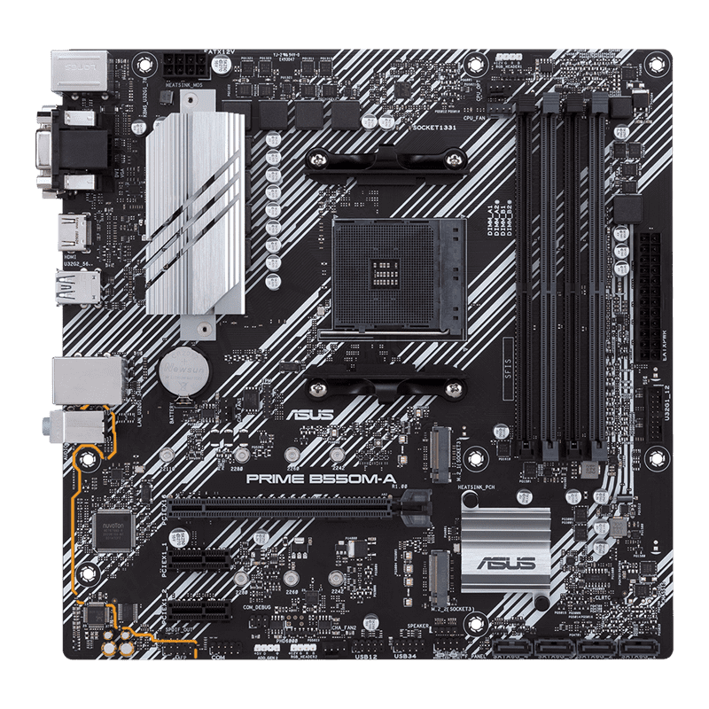 ASUS Prime B550M‑A AM4 M‑ATX Motherboard – DDR4 Performance - Image 2