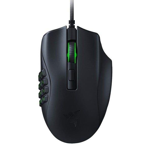 Razer Naga X ergonomic MMO mouse with 16 programmable buttons