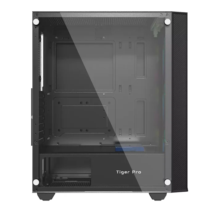 Boost Tiger Pro RGB ATX PC Case with 3x Pre‑Installed Fans – Mid Tower Gaming Chassis - Image 4