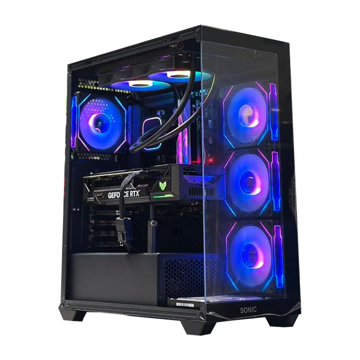 SONIC EL2 Gaming Case with Lian LI Edition Fans 1 SONIC EL2 Gaming Case with Lian LI Edition Fans